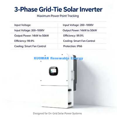 350A maximale Lade- und Entladeströmung 18kW 3-Phasen-Hybrid-Solarbatterieninverter