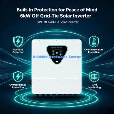 IP65-6KL 6KW Split-Phase Hybrid-Solarumrichter mit Touchscreen und WLAN