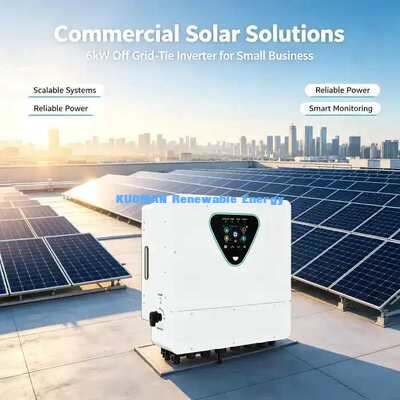 98% hoher Wirkungsgrad 6KW Hybrid-Solarumrichter 50-450VDC PV-Eingang IP65