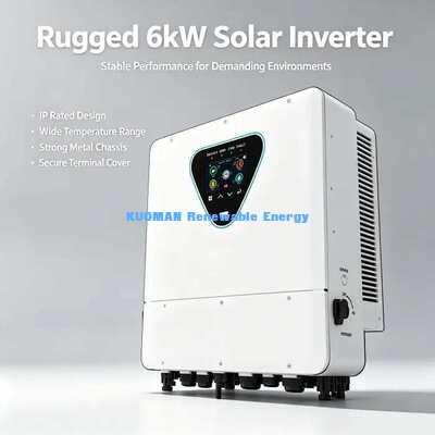 IP65 Outdoor Wasserdichter 6KW Solar-Hybrid-Wechselrichter Off-Grid-Backup-Energieversorgung