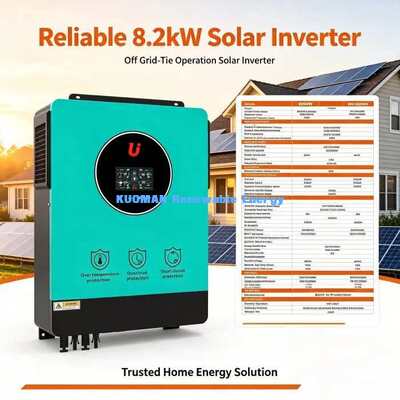 Pure Sine Wave 8200W Solar Hybrid Inverter 160A MPPT Solar Charge Controller