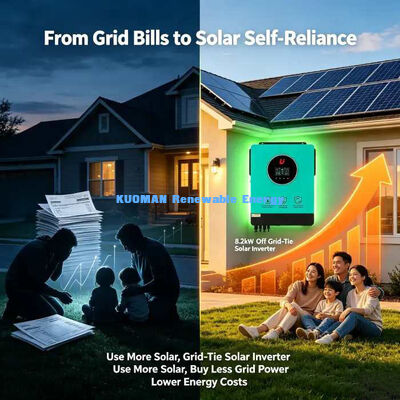 48V Blei-Säure-Lithium-Batterie-kompatibler 8,2KW Netz-Hybrid-Solarwechselrichter