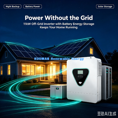 48V 11KW Off-Grid Solar-Wechselrichter unterstützt LiFePO4-Batterie RS485-Kommunikation Parallelanschluss