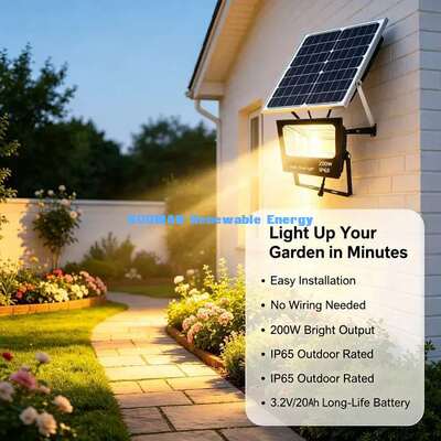 IP65 Witterungssicherheit Solarlicht für Einfahrt Garage Sicherheit