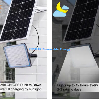 Große Solar-Hofleuchten mit Lithiumbatterie, wasserdicht, für Außenbereiche, Einfahrten und Wege, LED-Lampen
