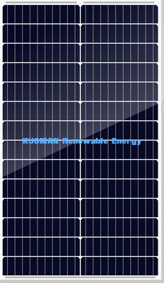 50W monokristallines Solarpanel 12V Batterieladegerät Hocheffizientes 182mm PV-Modul