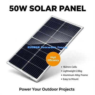Wetterdichtes 50-Watt-Solar-Ladegerät für Wohnmobil, Wohnmobil, Überwachungskamera