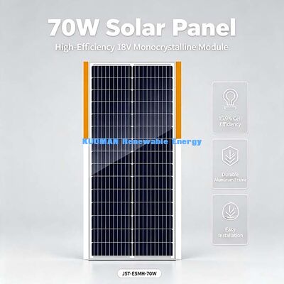 Dauerhafte 70 Watt monokristalline Solarzelle hohe mechanische Lastkapazität Landwirtschaftliche Wasserpumpe Solarenergieanlage