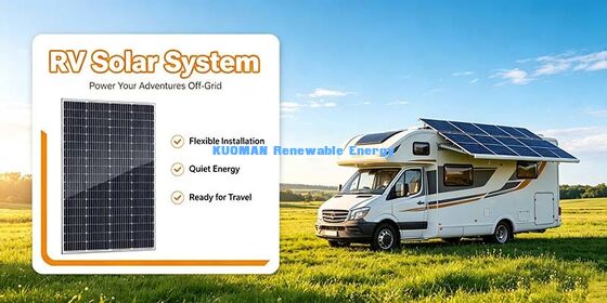 160‐170W Monokristalline Solarzelle 182mm 66-Zell-PV-Modul für Wohnmobil