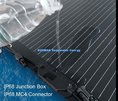 105W flexibles monokristallines Solarpanel, korrosionsbeständiges Solarpanel für Yachtboote