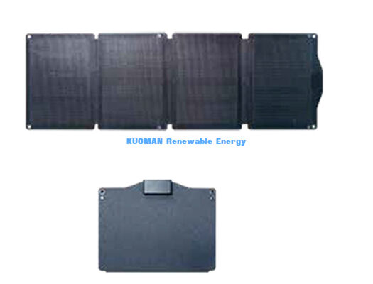 Kompaktes faltbares 50W Solar-Ladegerät, optional mit Carbonfaser für Outdoor-Abenteuer