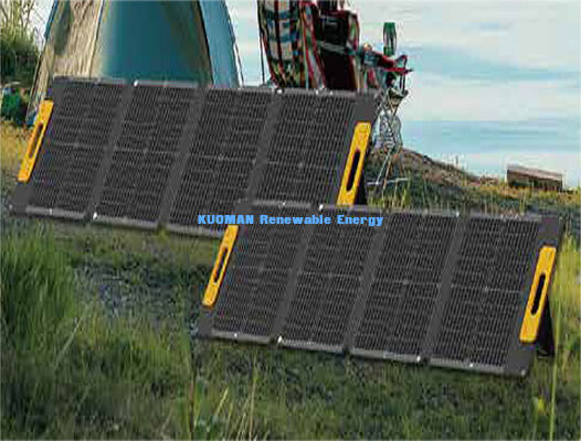 100W Kompaktes wasserdichtes faltbares Solarpanel, netzunabhängiges Solarladegerät für Angeln, Wandern und Outdoor-Aktivitäten
