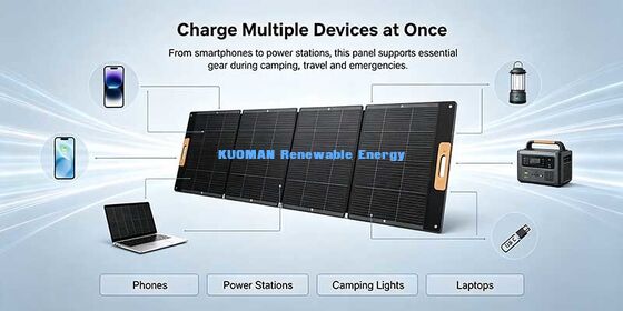 300W-400W faltbares Solarpanel, tragbares Solarladegerät für Camping, Wohnmobil, Power Station, Off-Grid