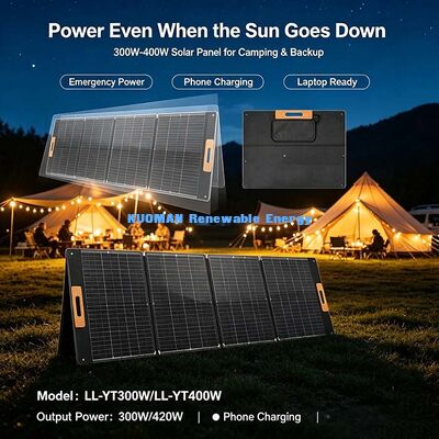Leichtgewicht 300 Watt Klapp-und-Gehen-Solarpanel, Outdoor-Portable Solar-Ladegerät für Wandern & Camping