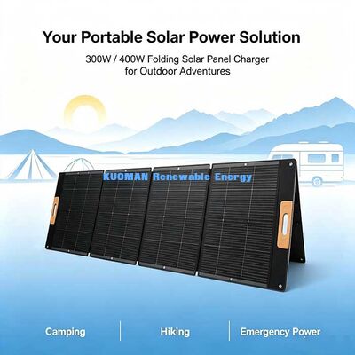 Faltbares 300W Outdoor Solarpanel-Ladegerät, leichte tragbare netzunabhängige Solarstromversorgung