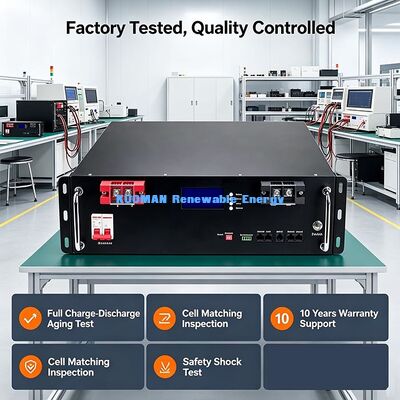OEM ODM unterstützte Rack-Mount LiFePO4-Batterie Gehäuse Branding Funktion Anpassung