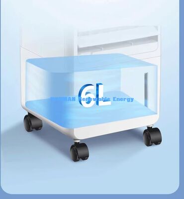 Remote Control Evaporative Air Cooler, 80W Low Power Water Cooler Fan, 3 Wind Modes for Indoor Use